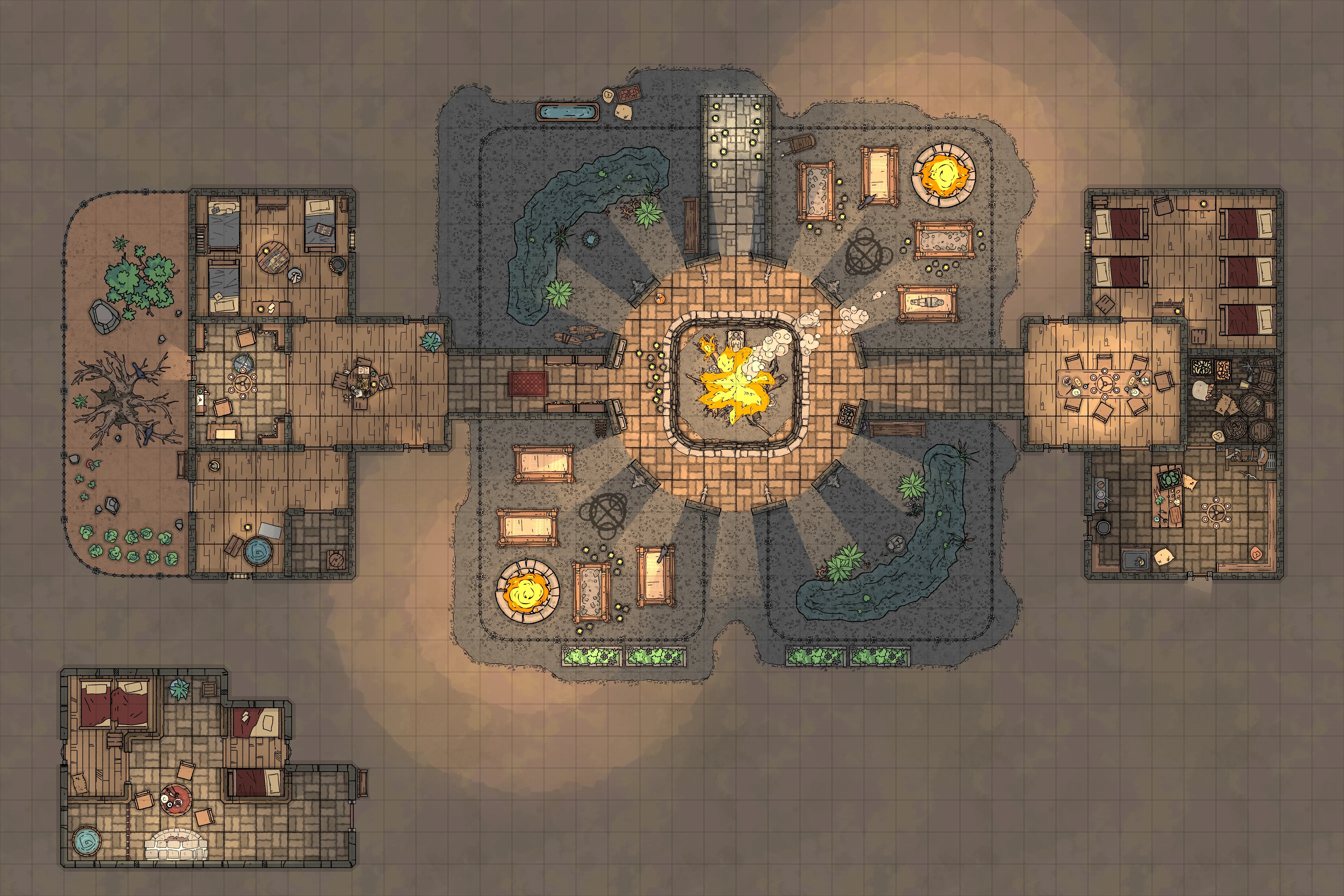 Map of the Temple of Ashes